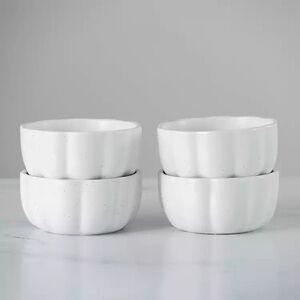 RARE! Kirkland's PUMPKIN Bowls NEW Set/4 Fall Dining